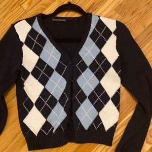 Brandy Melville argyle sweater